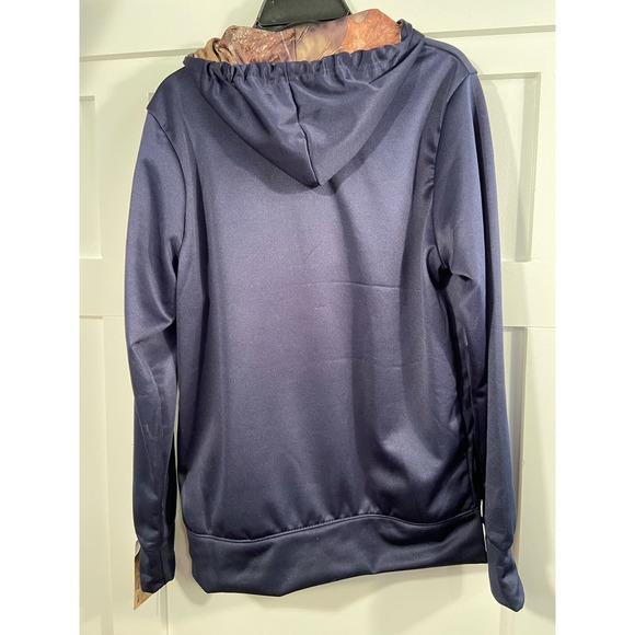 Mossy Oak Lined Camouflage Sweatshirt Hoodie - SZ M * MSS05 - Picture 3 of 9